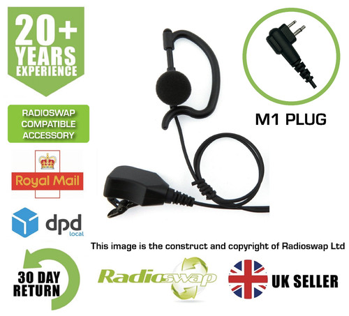 Deluxe shape earpiece with - g-shape,