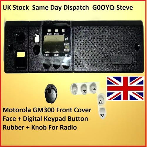 Motorola gm300 front cover - front,